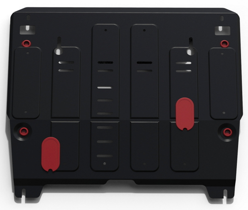 Защита картера и КПП АвтоБроня для Nissan Teana II, III (V - 2.5; 3.5) 2008-2016, штампованная, сталь 1.8 мм, с крепежом, 111.04145.1