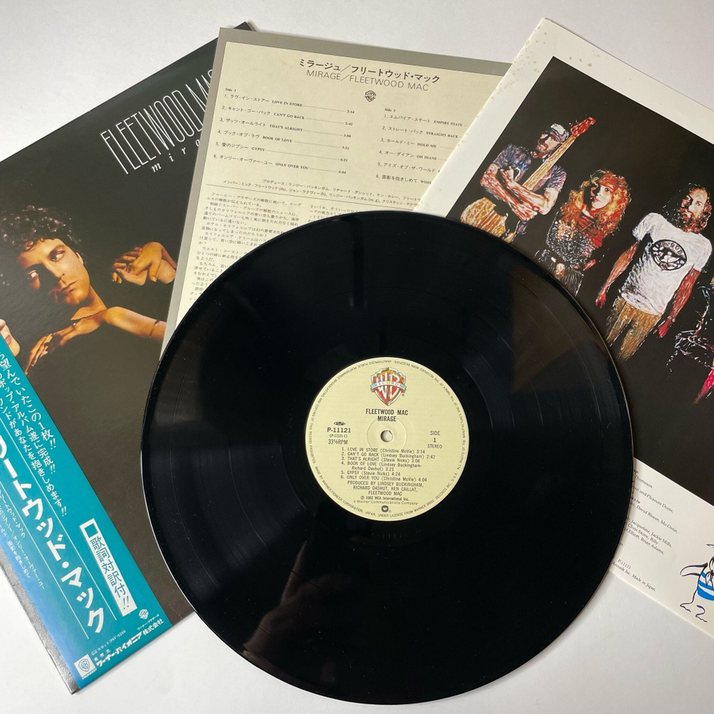 Винтажная виниловая пластинка LP Fleetwood Mac Mirage (Japan 1982) (Obi) Empire State