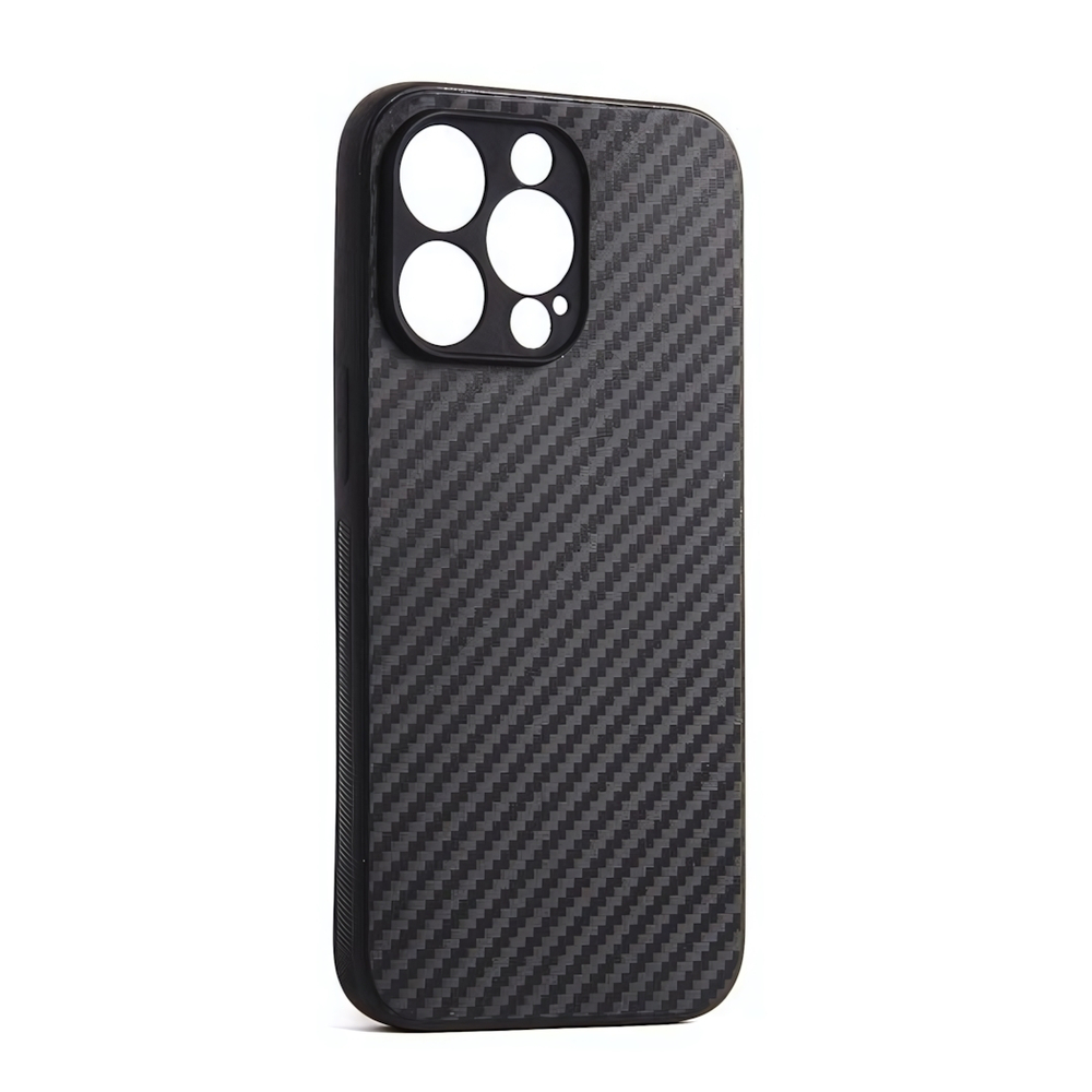 Чехол ТПУ карбон для iPhone 13 pro max, 011068 Черный CM