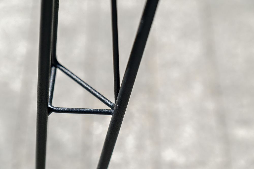 "Руссо" обеденный стол из HPL 150х80см, цвет "черный мрамор"