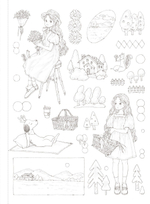 Forest Girl's 4. Colouring Book