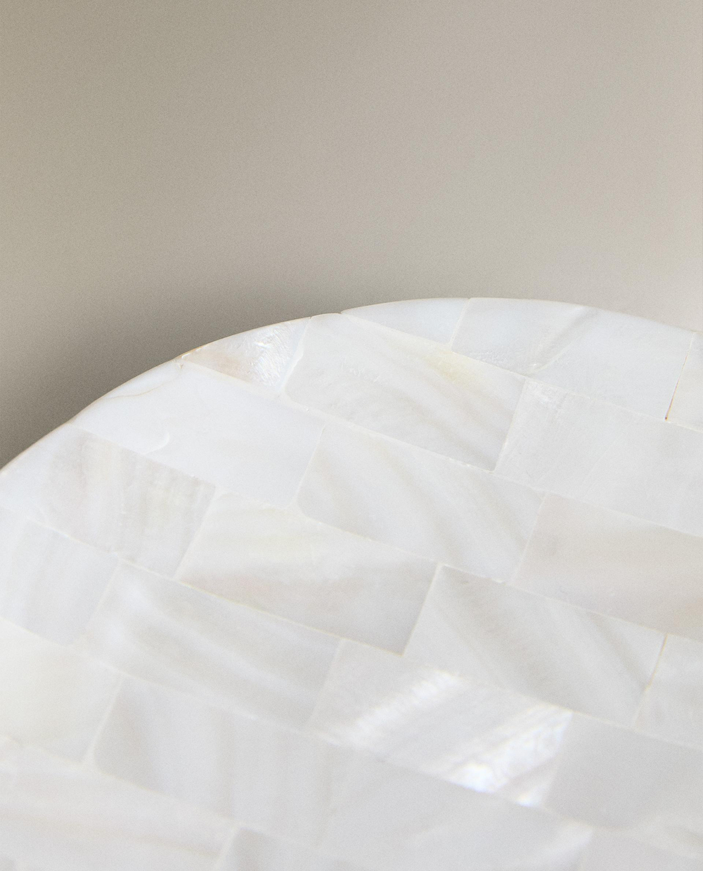 Zara Home мыльница, перламутр, светло-бежевый