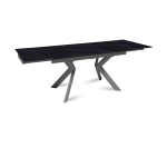 Стол раскладной Bridge (140+40+40), керамика матовая Black Gold