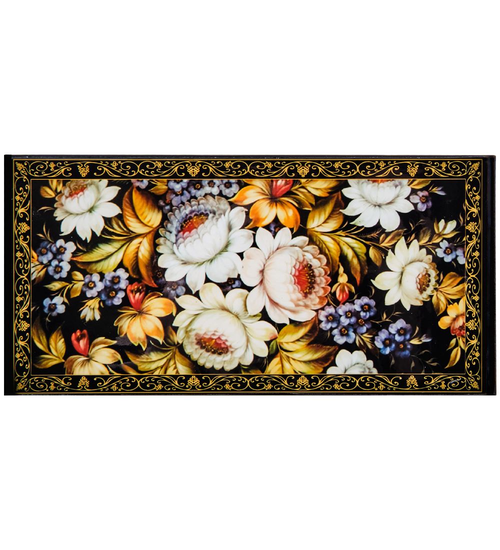 Народные промыслы ШК-11/12-I Шкатулка-купюрница в технике декупаж (8х17х4)