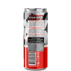 Биоактивный энергетик ENGIN «Пряная вишня» 330 мл — задняя сторона банки с описанием напитка и маркировкой