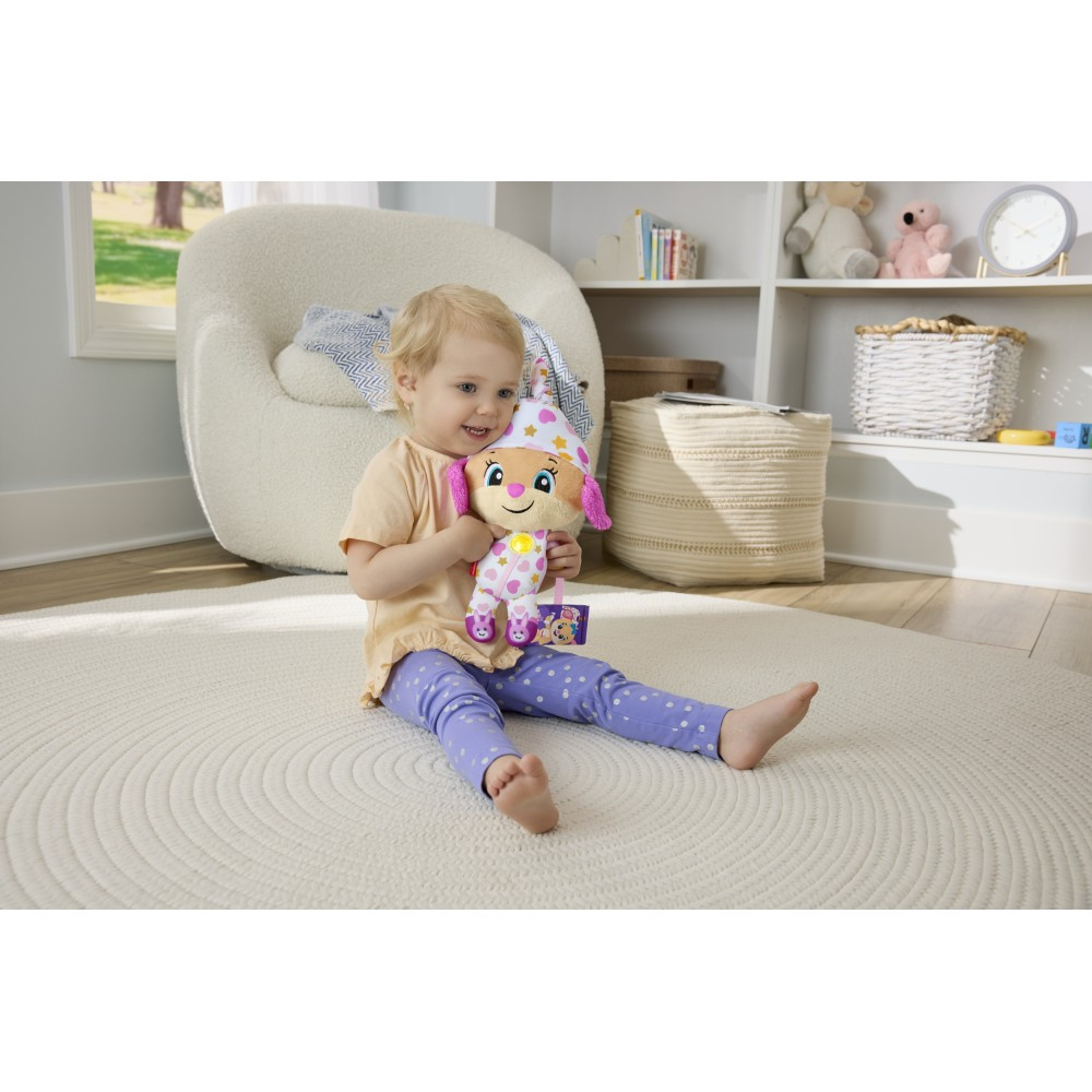 Fisher Price JMM44 — Музыкальная мягкая игрушка Fisher-Price сестрёнка щенка обнимашка — фото 9