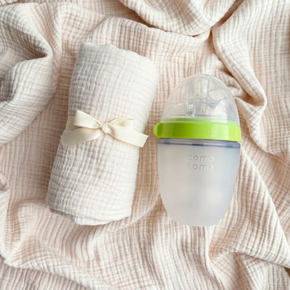 Набор Comotomo 150G и муслиновая пеленка CMLS01