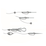 Крючок Decoy офсетный MG-1 Mini Hook #8 (в упаковке 10 штук)