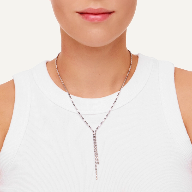 Колье Линия – Серебро