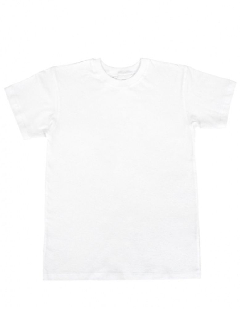 Н115 белый	 футболка детская Basia.
