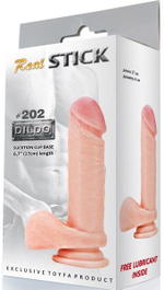 Фаллоимитатор RealStick #202 длиной 17 см