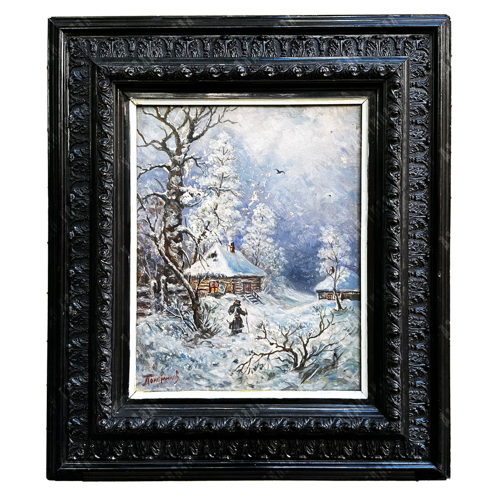 Избушка в лесу. Масло. Россия, 1890-е гг.