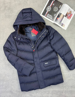 Кашемировый пуховик Kiton