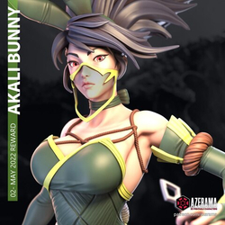 Зайка Акали Фигурка Akali League of Legends
