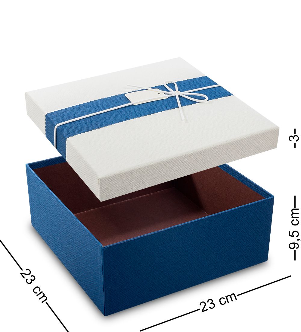 Packing Symphony WF-36-B Набор коробок из 3шт «Прямоугольник» цв.син./бел.