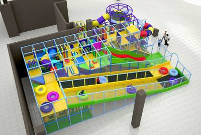 Детский игровой лабиринт  «Городок Приключений»