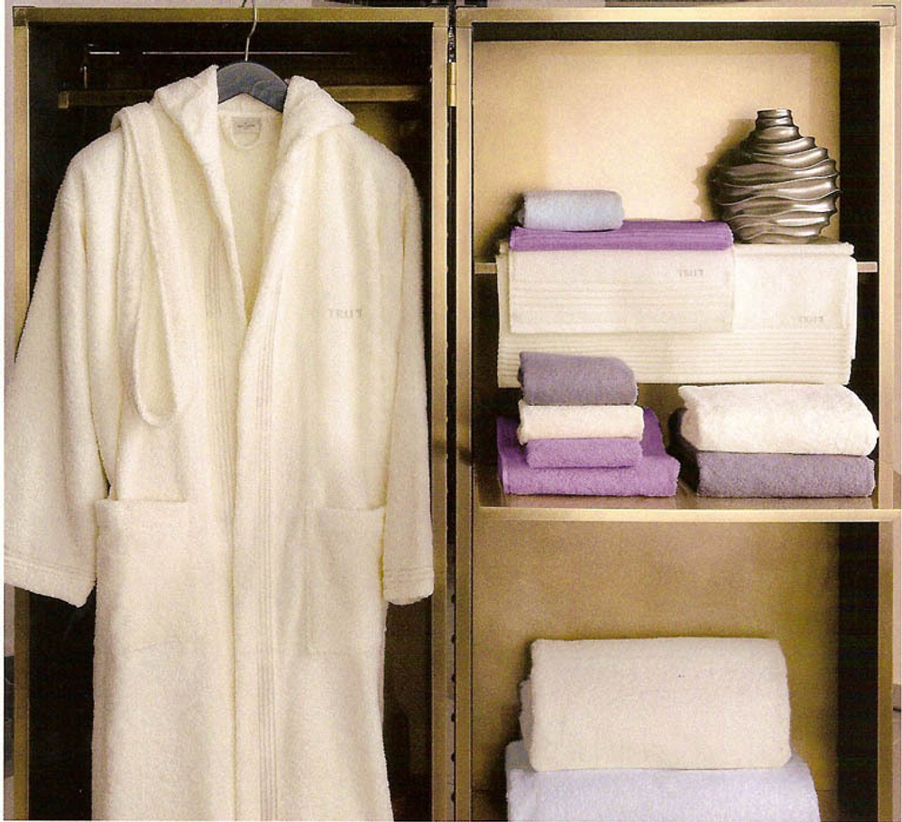 Набор полотенец 2 шт Trussardi Bambu синий