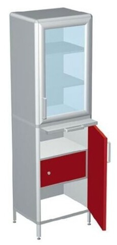 Шкаф медицинский одностворчатый СТАНДАРТ/ ИДЕАЛ ШМ-3