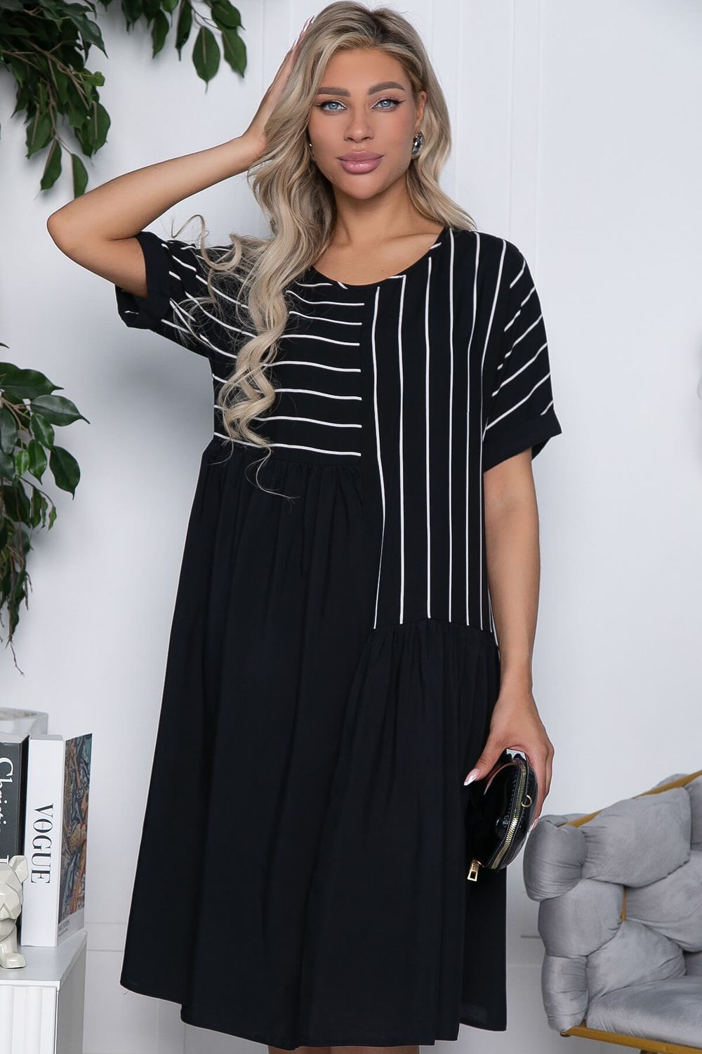 Платье Милана (черное) П10539 LT Collection