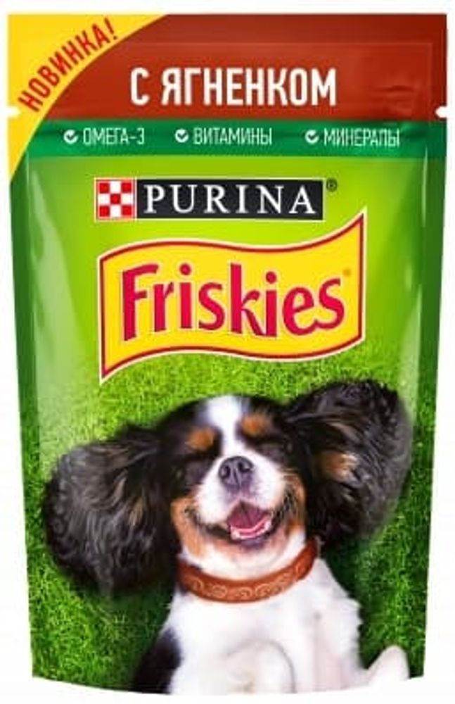 FRISKIES д/собак с Ягненком 85г (12378637)