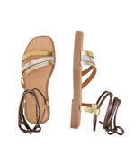 Кожаные босоножки iman 03 Liu Jo - коричневый(SA4115 EX013)