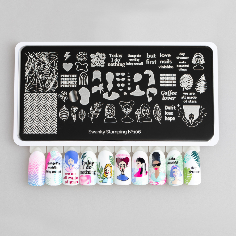 Swanky Stamping Пластина для стемпинга 106