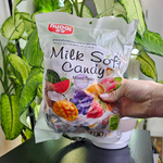 Молочные конфеты Nuoqi Milk Soft Candy Фруктовый микс 380 гр.