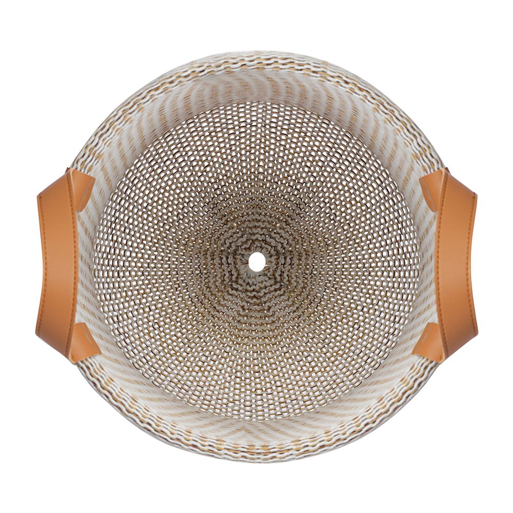 Корзина для хранения Sustainable collection, Ø27х25 см, бежевая