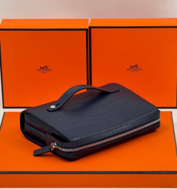 Клатч Hermes из кожи крокодила