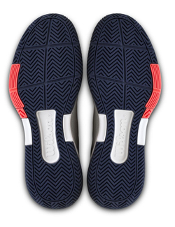 Мужские теннисные кроссовки Wilson Court Glide - white/bay/fiery coral