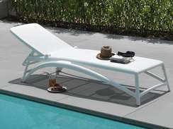 Шезлонг Atlantico белый