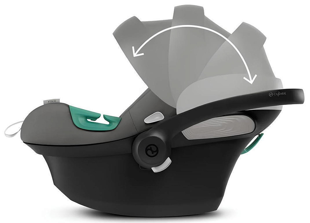Коляска Cybex Priam IV Chrome Brown complete Aton S2 Lava Grey Base One 4 в 1 Leaf Green