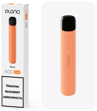 Купить Одноразовый Pod Plonq Alpha - Манго (600 затяжек)