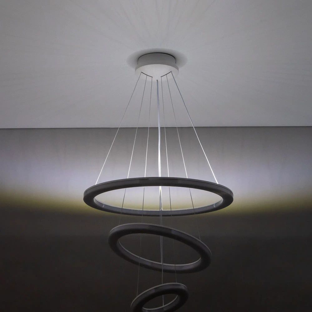 Citilux Электрон Смарт CL710A104S Умная люстра подвесная Белая