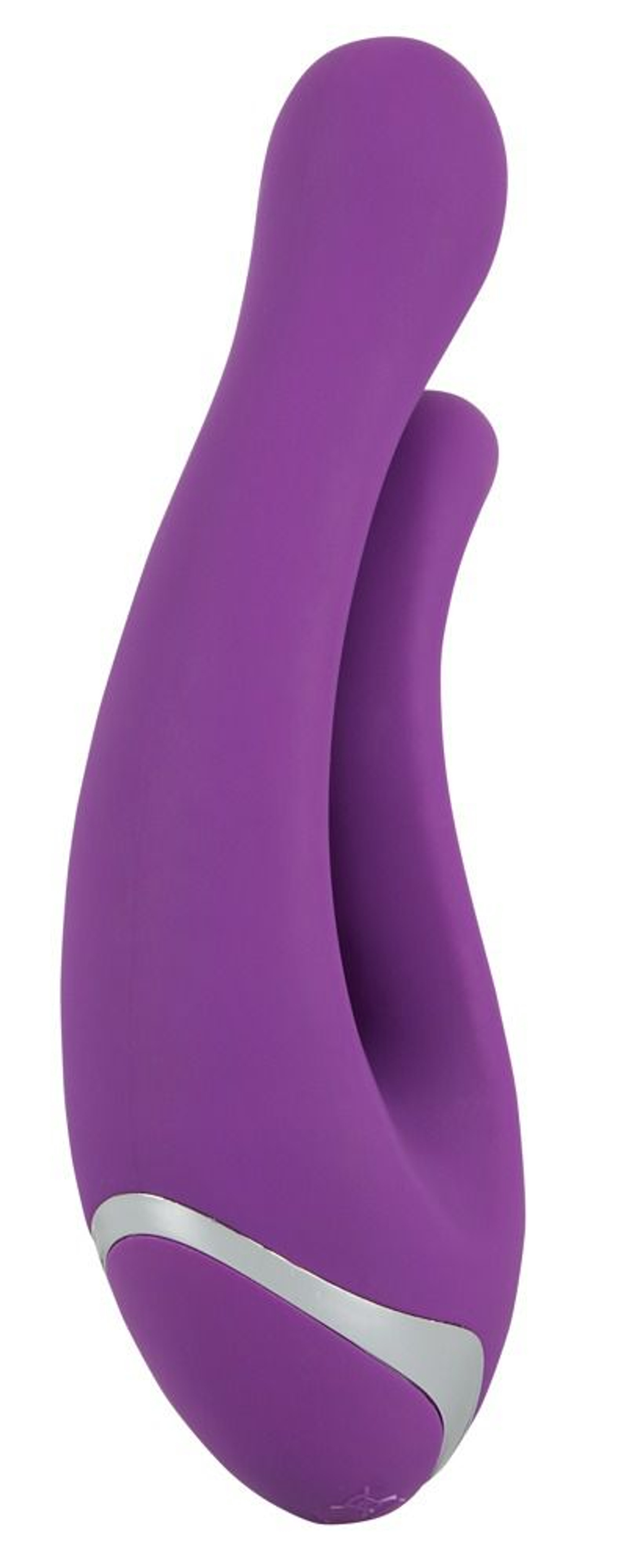 Фиолетовый перезаряжаемый вибратор Javida Double Vibe (Цвет: фиолетовый)