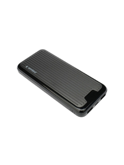 Gembird Портативный аккумулятор, 10000мАч, 2A, черный (GPB-10)