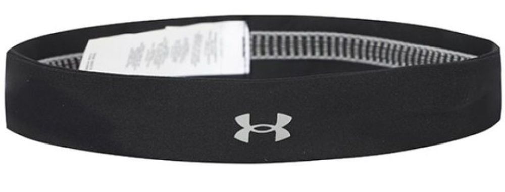 Резинка на голову Under Armour Play Up Headband - black/gray wolf