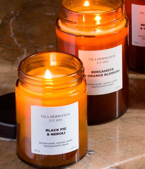 Black Fig & Neroli, свеча Apothecary Collection, Vila Hermanos