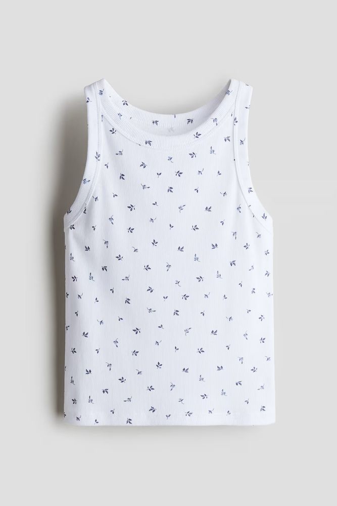 H&amp;M Топ без рукавов, белый