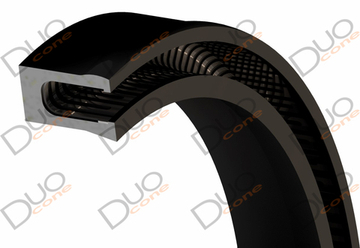 Симметричное уплотнение УС-36-2 (165*177,2*9,5) Ф4УВ25 / U-нерж.сталь