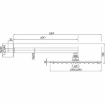 Верхний душ Bossini Cosmo H69598I.073 черный