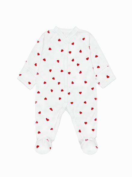 Комбинезон Sleep Сердечки red (56,62)