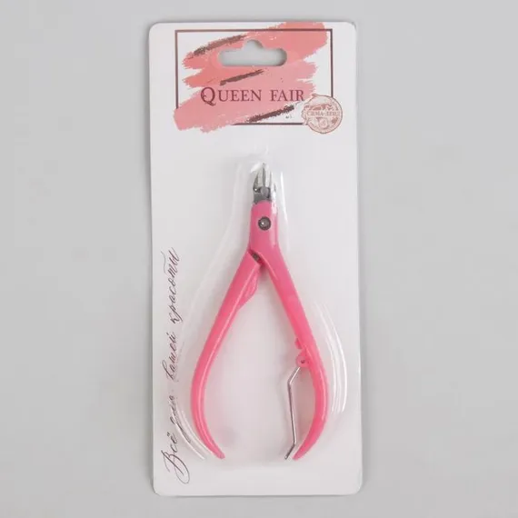 Кусачки маникюрные для кутикулы, 11 см, длина лезвия - 9 мм, на блистере, цвет МИКС