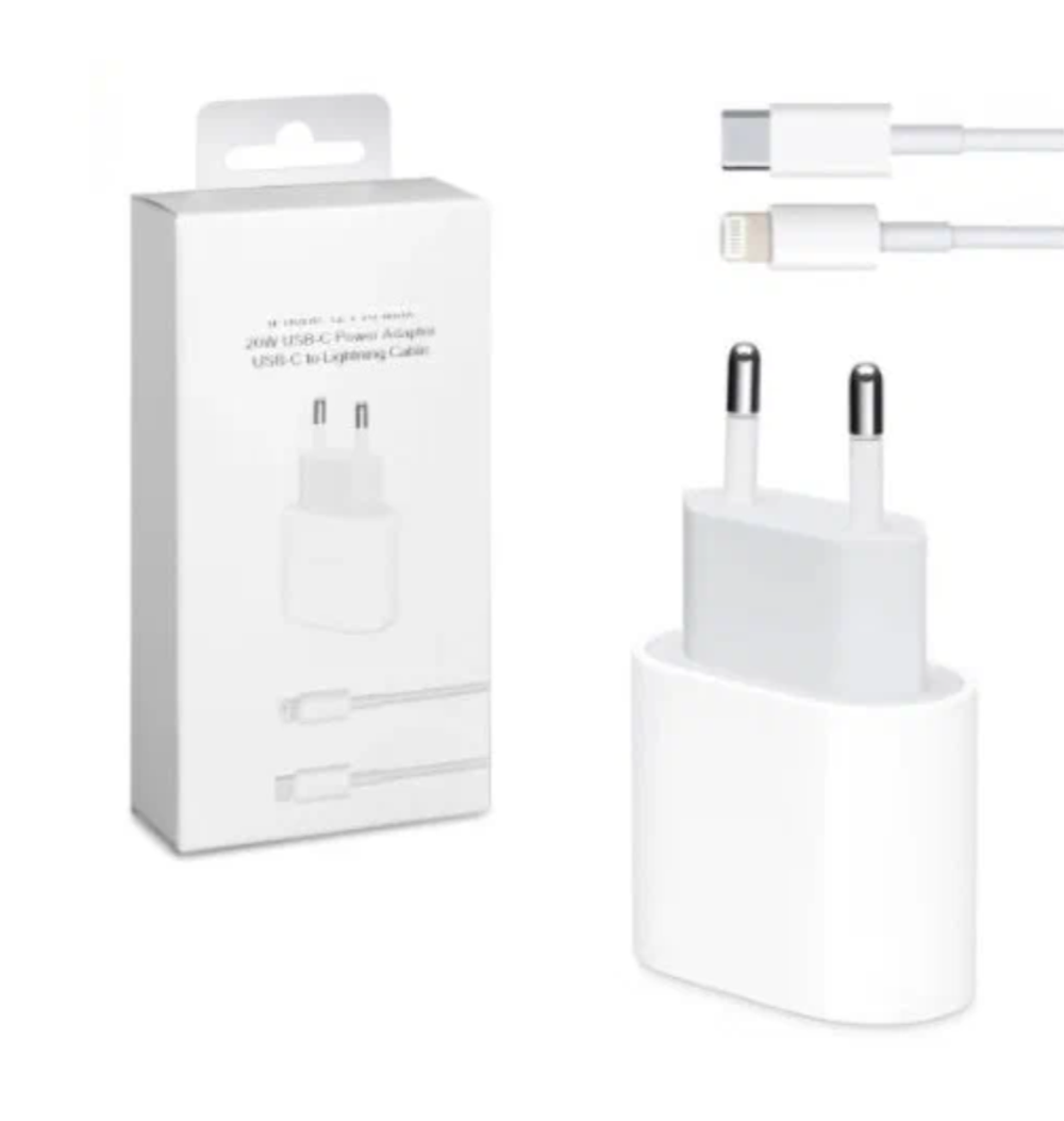 Адаптер питания 20W + Кабель USB-Type-C- lightning/ для с iOS/ iPhone / iPad
