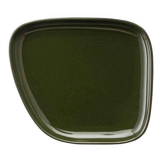 Набор из 4-х сервировочных тарелок на деревянном подносе sorrento