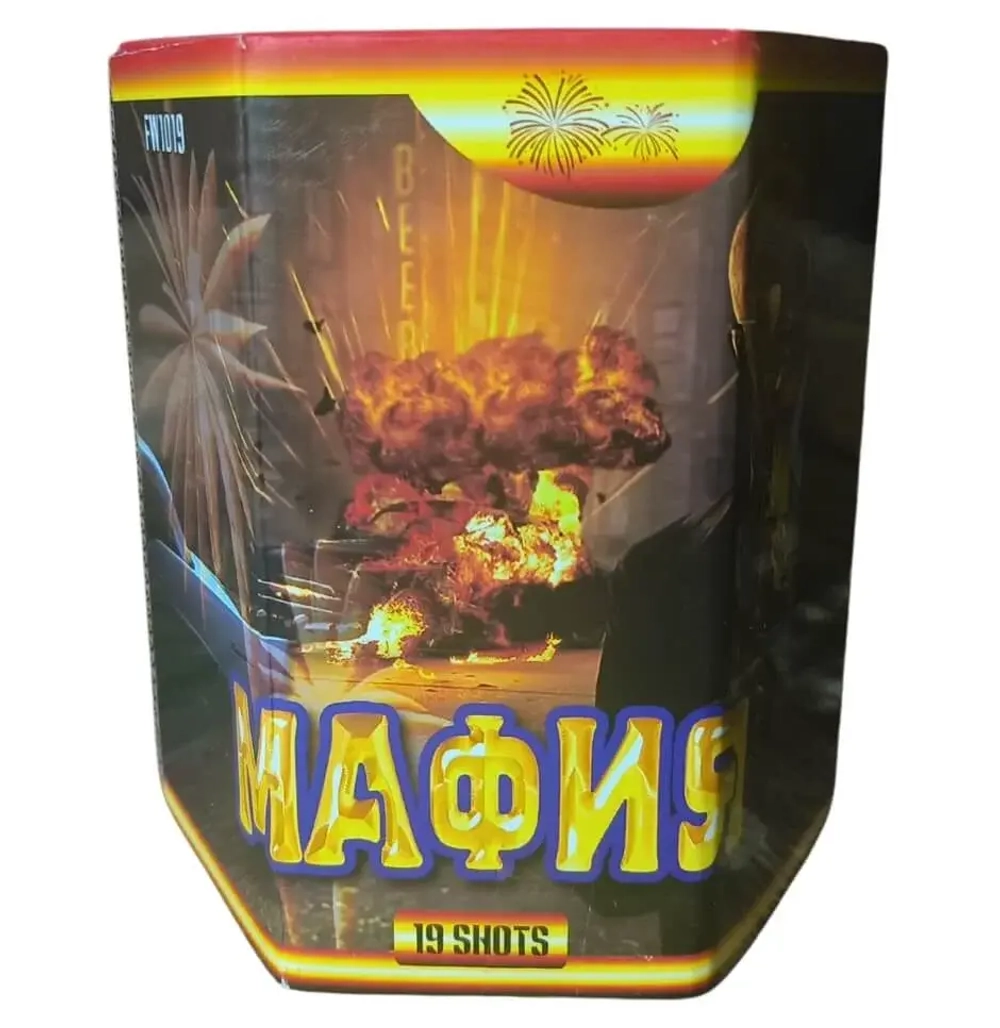 Батарея салютов 'Мафия' (FW1019) от LGF, 19 выстрелов, 30 мм