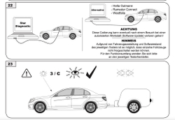 Штатная электрика для фаркопа с розеткой 13-pin, для Mercedes-Benz C,CLS,E,GLK WYR232613R-T (Trail-Tec)