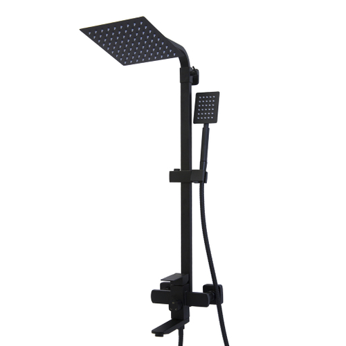 Душевая система 35к HB23803-7 HAIBA лейка "Тропический душ" ЧЕРНЫЙ