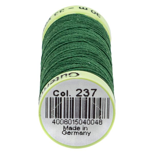 Нитки отделочные Gutermann Top Stitch 30 (30 метров), 5 кат. | 237 зеленое яблоко