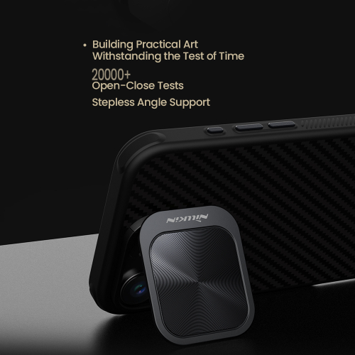 Чехол от Nillkin из арамидного карбона (кевлар) для iPhone 16 Pro Max, серия CarboProp Magnetic Case, с поддержкой беспроводной зарядки